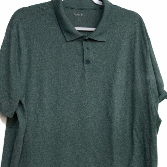 Old Navy Mens Heather Green Polo Shirt Size XXL - Picture 4 of 8
